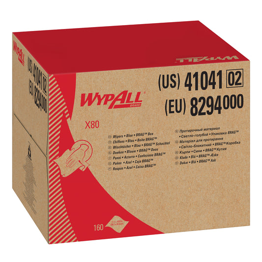 WypAll X80 Cloths - Blue