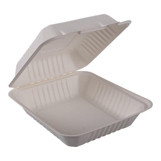 8" x 8"x 3.19" Molded Fiber Container