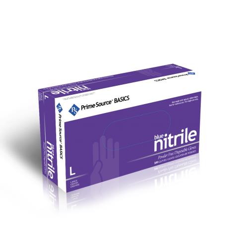 Blue Nitrile Large Gloves