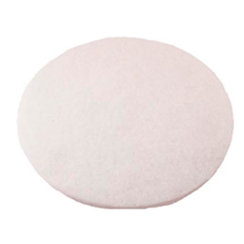 17" White Polish Pad