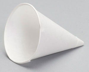 Water Cone 4oz Cup